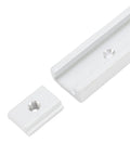 Aluminum T Track And Slider Kit For Flexible Woodworking Jigs, 4 Pack Miter Track System close-up of track section and connector