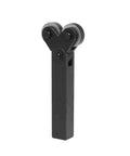 Heavy Duty Lathe Tools Set With High Hardness Metal Cutting Bits And Three Pattern Knurling Wheel Sets toolholder front view