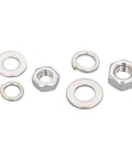 Beefy Stainless Steel Metric Bolts And Nuts Set M2 M3 M4 M5 With Flat Washers And Lock Washers, Precision Threaded Fasteners For Electronics, Machinery, And DIY Projects, High Hardness, Corrosion Resistant, Long Lasting, washers and nuts