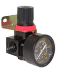 3/8 NPT Air Compressor Regulator Combo With Manual Drain And Bracket PSI Gauge, lightweight regulator with precise flow control