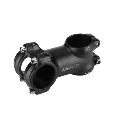 Lightweight 31.8mm Bike Stem 60mm With 7 Degree Angle, CNC Machined 6061 T6 Aluminum, black bike stem