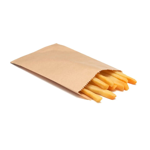 100 Pack Mini Natural Kraft Paper Bags 3x5 Inches For Bakery Cookies Treats Snacks Popcorn Gift Bags Stampable Eco Friendly Non Toxic