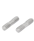 Real Deal M6x25mm Double End Threaded Studs Built From Quality 304 Stainless Steel Killer For Custom Builds And Home Fixes Comes In A Handy 20 Pack.