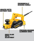 Beast Five Point Five Amp Hand Planer with ergonomic handle and precision aluminum shoe.