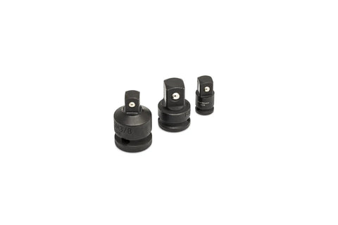 Seventeen Piece Impact Drive Tool Accessories Set For One Quarter Inch Three Eighths Inch And One Half Inch Drives with EVA Foam Tray