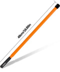 Orange SMA-Female Tactical Ham Radio Antenna 18.8 Inch Foldable For 144 To 430 MHz VHF UHF High Gain 2.15 Dbi 10W Max