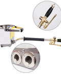 4 Jet Pneumatic Cement Mortar Sprayer Gun For Stucco And Plaster, lightweight stainless steel tool with 4-nozzle setup