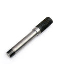 UCUT trailer hub spindle assembly, 1-inch straight spindle with bearing, steel shaft and black end cap