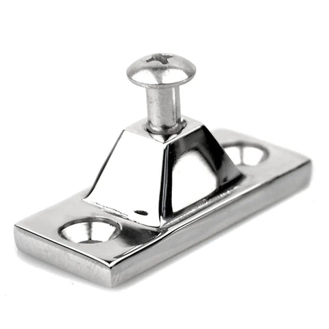 316 Stainless Steel Deck Hinge for Side Mount Bimini Tops Saltwater Ready Built To Last Marine Boat Hardware Mirror Finish