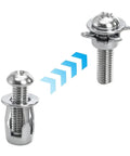 Heavy Duty Hollow Wall Anchors Kit With M4 M5 M6 M8 Petal Jack Nuts And Expansion Screws, Drywall Anchors With Screws M8x30mm 30pcs