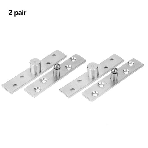 360 Degree Pivot Door Hinge Stainless Steel Heavy Duty Concealed Hinge For Hidden Bookcase Cabinets 95mm Long Central Axis