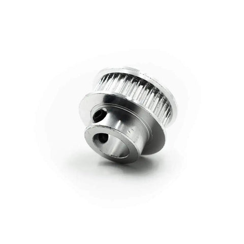 GT2 Timing Belt Pulley 10mm Bore 36 Teeth Aluminum Alloy Set Of 2 With 6mm Belt Width Synchronous Wheel For 3D Printer CNC Milling Machine Low Friction Double Ball Bearings