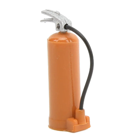 Orange Fire Safety Prop For Rc Crawlers Axial Scx24 Scale Decor Snap On Accessory Game Changing Upgrade Rugged Radio Control Hobby Truck Accent Part Easy Setup Light Plastic Shell Clean Look, fire extinguisher prop