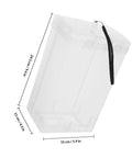 Durable Outdoor Waterproof Electrical Outlet Cover For Universal Charging Stations and Cord Storage Box, clear, 24.5cm x 15cm x 11cm.