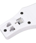 Close-up of All Day Pro Grade Crimping Tool showing 4P 6P 8P RJ45 connectors with premium blades for reliable network wiring