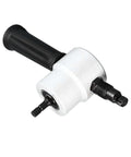 Dual Head Sheet Metal Cutter Nibbler Drill Attachment For 360 Degree Cutting Time Saving Tool With Burr Free Smooth Cuts