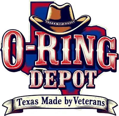 O-Ring Depot logo featuring a cowboy hat and Texas map with text 'Texas Made by Veterans'.