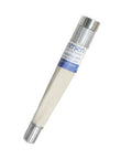 Hydraulic Drain Flusher 102-0 Series Water Powered Drain Cleaner for Pipes Pools and Sewer Lines, beige with blue label.