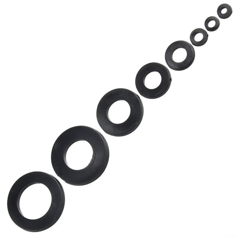 Go To Nylon Flat Washer Kit 700 Pcs M2 And Up Metric Assorted Sizes For Home Auto And Marine Electrical Projects With Precise Inner And Outer Diameters And Versatile Heavy Duty Installations, black nylon flat washers in assorted metric sizes