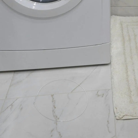 Drip Proof Front Load Washer Water Seal Door Wire Spring Clamp Three Pcs Retainer 34cm on marble floor