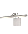 Dimmable LED Picture Light, 17 Inch, 15 Watt, Hardwired, Brushed Nickel Finish, Warm 3000K Glow, 794 Lumens, UV Safe Lighting for Paintings