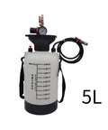 Top Rated Compatible Pneumatic Transmission Fluid Pump For ATF Extraction And Dispensing Simplifies Auto Maintenance With One-Handed Power Transfer And Quick Swap Tips, 5L tank with pressure gauge.