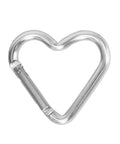 Heart Shaped Carabiner Clip Made From Aluminum Alloy For Keychains And Gear Heavy Duty Lightweight Spring Snap Hook Rustproof Durable
