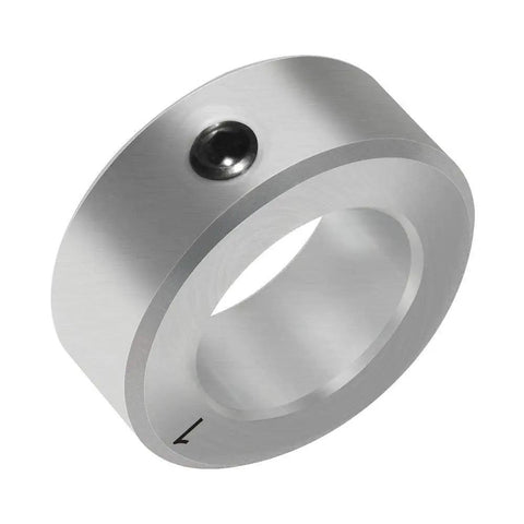 Zinc Plated Solid Steel Set Screw Shaft Collar 5/16 Inch Bore 5/8 Inch Outer Diameter for Machinery and DIY Projects