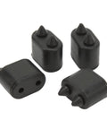 Premium High Strength Rubber Door Jamb Bumpers Kit Stopper Pads For Cutlass Ciera Noise Reduction Silent Hitting And Heavy Duty Body Protection Upgrade, 4-pack black rubber