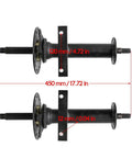 Front view of 34 Inch Rear Axle Kit For DIY Go Karts Drift Trikes Golf Carts ATVs And Quad Buggies With 72V 1500W Brushless Motor