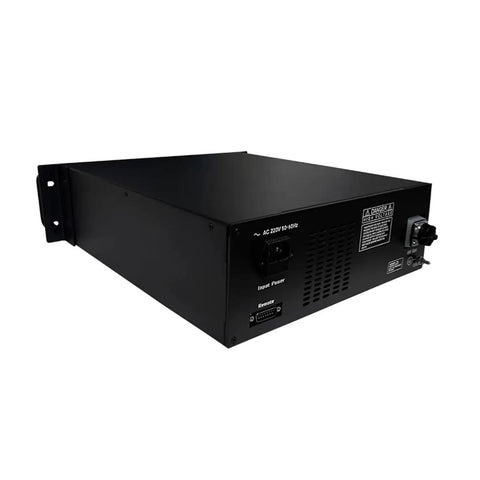 High Voltage Programmable Power Supply With 30kV To 100kV Output Negative Polarity 0.33mA 60W rackmount black metal unit