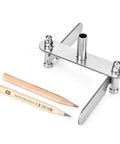 No Nonsense Dead Center Finder And Stainless Steel Woodworking Marking Gauge with two pencils for precision layout work.
