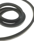 Beefy Rubber V Belt For A22 Or 4L240 Models Half Inch By Twenty Four Inch Pack Of Four Replacement Belts shown coiled