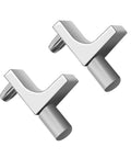 Close-up of 200 Pcs Heavy Duty Zinc Alloy Shelf Pegs for kitchen cabinets, wood shelves, and wardrobes, easy install pins