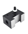 Heavy Duty Kickass Wedge Type Piston Quick Change Tool Post For CNC And Mini Metal Lathes, steel build, designed for easy swaps.