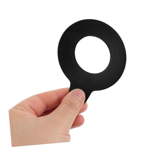 2 Pcs Heavy Duty Excavator Pin Shim Kit With Round Rubber Washers For Boom Bushing And Shock Absorber Pads, hand-held black round spacer