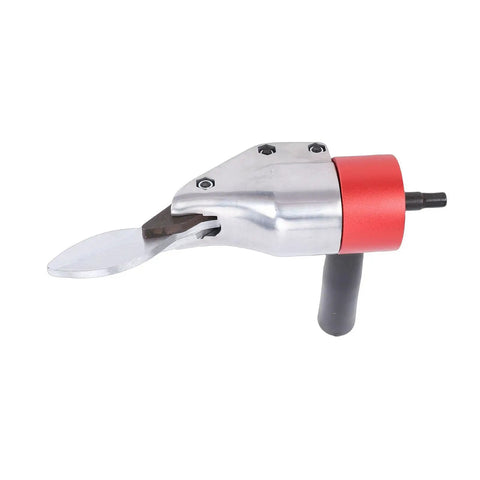 Omquot Electric Metal Shear Drill Attachment Crv Steel Blade Cuts Iron Stainless Aluminum Sheets Effortlessly 360 Degree Rotating Handle Power Tool