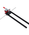 Dead On Accuracy Drawer Punch Locator And Drilling Positioner For Woodworking Projects, solid aluminum alloy tool with adjustable guide rails.