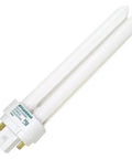 Close-up of 25 Pack 26W 4-Pin Double Tube CFL Lamp For Electronic And Dimming Ballasts, 3500K Neutral White, ECOLOGIC, 82 CRI