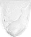Heavy Duty Clear Trash Bags 1000 Count 12 To 16 Gallon Size 24 By 33 Inch Coreless Rolls showing a flexible, transparent design.