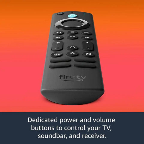 Front view of Fire TV Alexa Voice Remote Enhanced For Fire TV Omni LED Series, Omni QLED Series, and Stick 4K Max 2nd Gen