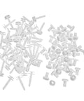 Top Shelf 50 Pcs Car Door Trim Panel Retainer Clips Nylon Bumper Fastener Rivets Keeps Your Rig Tight Straight Up Fit For Gmc C1500 C2500 Cadillac Escalade 15960325 Push Button in white plastic