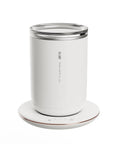 Self Heating Coffee Mug With Smart Temperature Control And Self Stirring Keeps Your Morning Coffee legit hot on charging base.