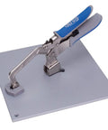 Automaxx Heavy Duty Bench Clamp System With Automatic Thickness Adjustment on a flat metal base