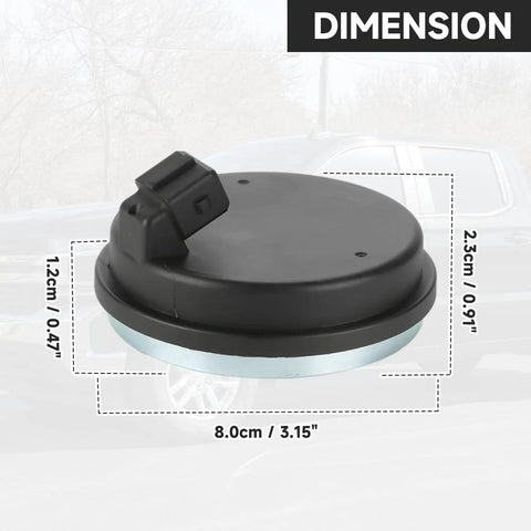 Dimension details of Rear Hub Bearing With ABS Speed Sensor Replacement 58980-C1100 For Veloster N 2019 2022 Tucson 2016 2021 Sonata 2015 2019 And Sportage 2WD 2016 2020 Without AWD, showing size in cm and inches.