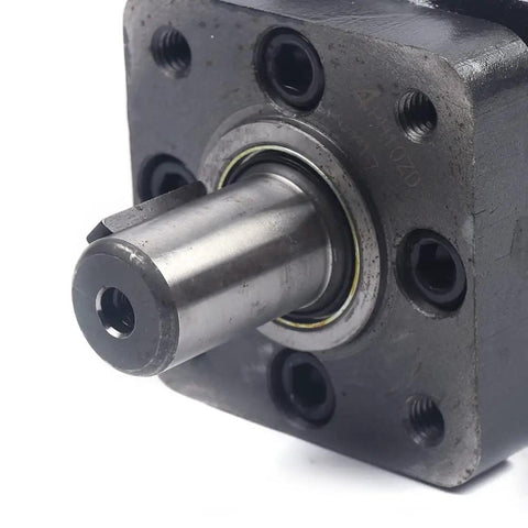 Hydraulic Motor Replacement For Char-Lynn 101-1003 009 And Eaton 101-1003 with four bolt flange and 1 inch shaft detail