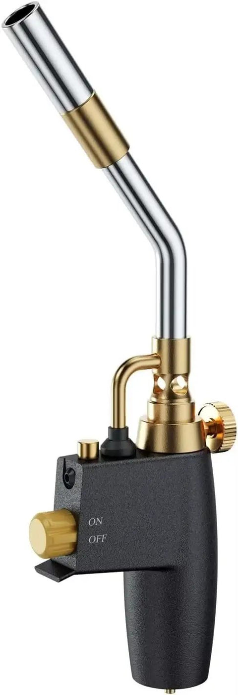 High Intensity Propane Torch Head With Adjustable Flame And Self Ignition Portable Hand Trigger Start, brass components