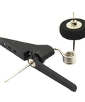 Tail Wheel Assembly For RC Electric Airplane Replacement Landing Gear Kit Lightweight EVA Construction shown on white background