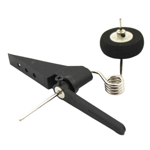 Tail Wheel Assembly For RC Electric Airplane Replacement Landing Gear Kit Lightweight EVA Construction shown on white background
