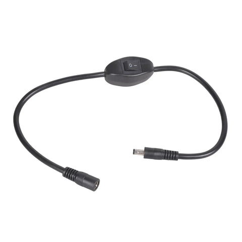Heavy Duty Hella Reliable DC Extension Cable With Toggle Switch Slick Copper Build Plug And Play For Laptop Charging And Hardcore Gear Up To Thirty Six Volts And Fifteen Amps Measured At Fifty Centimeters with black toggle switch